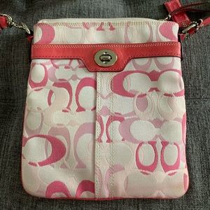 Coach Pink Crossbody Purse